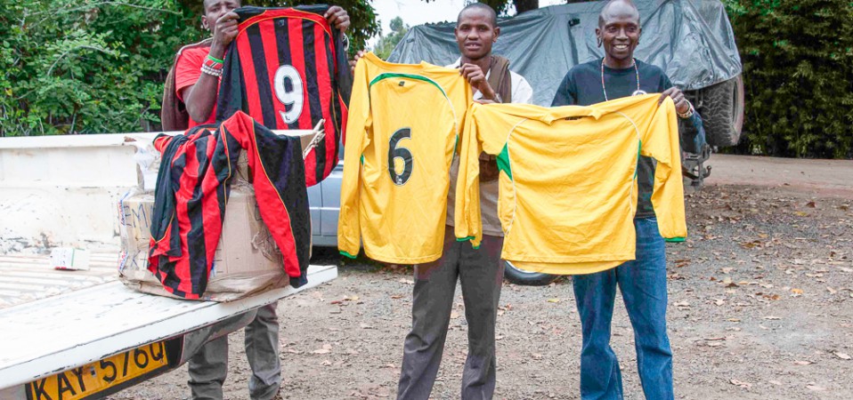 Football Shirts from Sarah and Fergus Brown