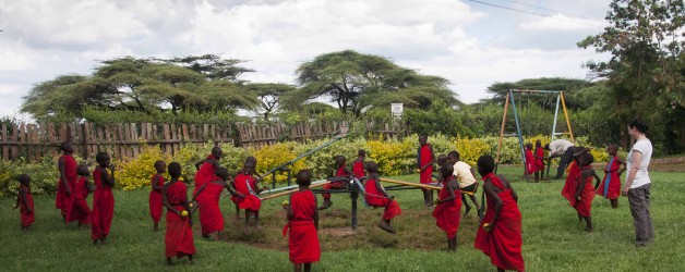 Margi with Olng'arua School Children at Gaddisa
