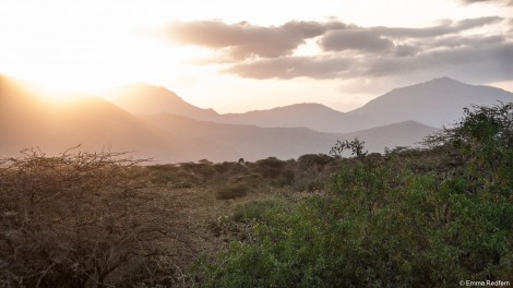 Another beautiful sunset at Olng’arua
