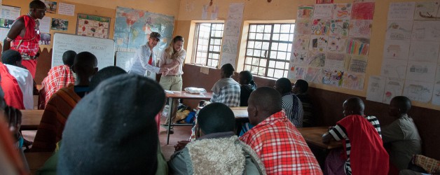 Adult first aid class at Olng'arua School
